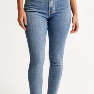 Abercrombie and Fitch The Super Skinny Ankle High Rise Jeans 28/6L